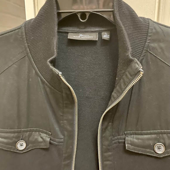 Excellent Like New Condition Mens Black Marc Anthony Lightweight lined Jacket - Picture 7 of 11